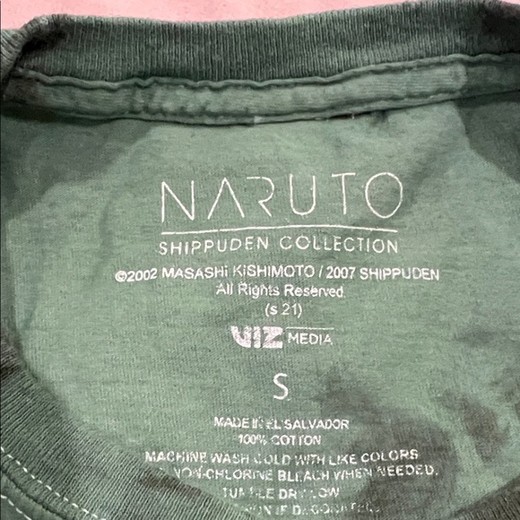 Green tie dye Naruto T-Shirt - Picture 3 of 3